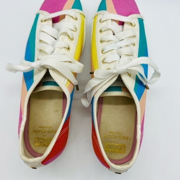 KEDS X KATE SPADE TRIPLE KICK PLATFORM SNEAKERS SIZE 8.5 - Picture 6 of 15